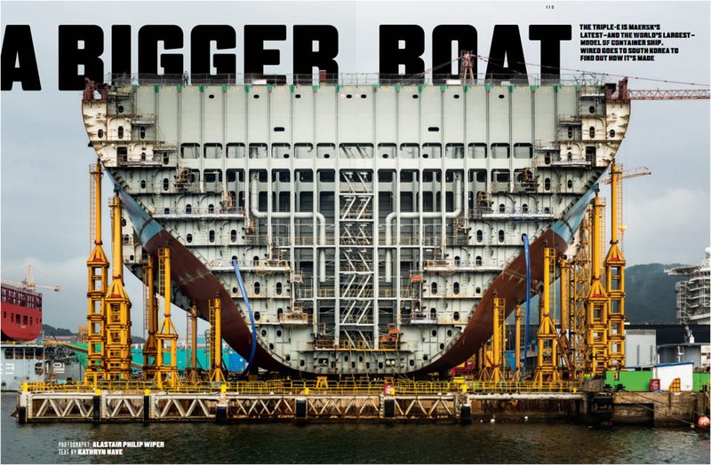Illustration for article titled Pictures of the World's Biggest Cargo Ship Make You Feel Tiny